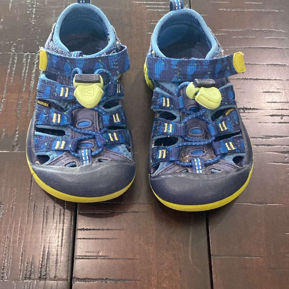 Keen Kids Blue and Yellow Water Shoes